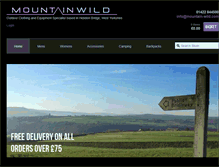 Tablet Screenshot of mountain-wild.com